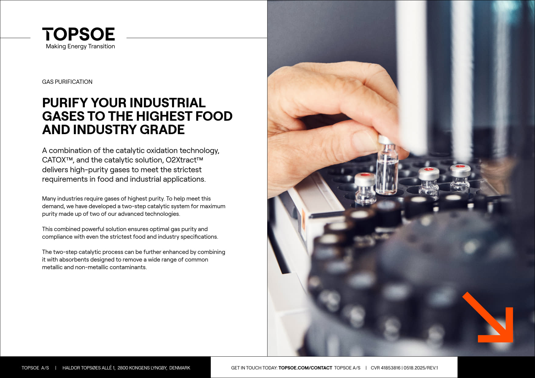 Purify your industrial gases to the highest food and industry grade featured Image