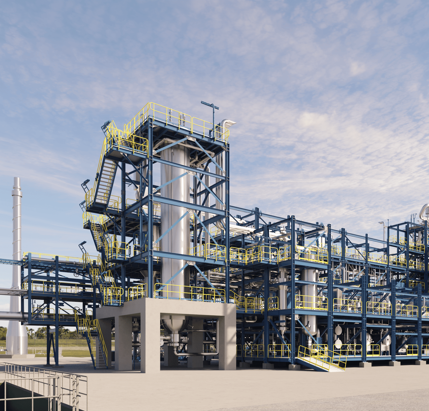 Green ammonia production plant