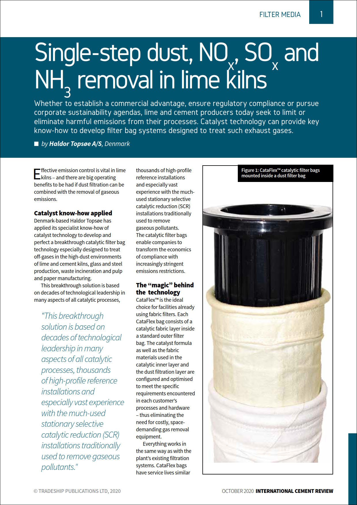 Effective emission control in lime kilns featured Image