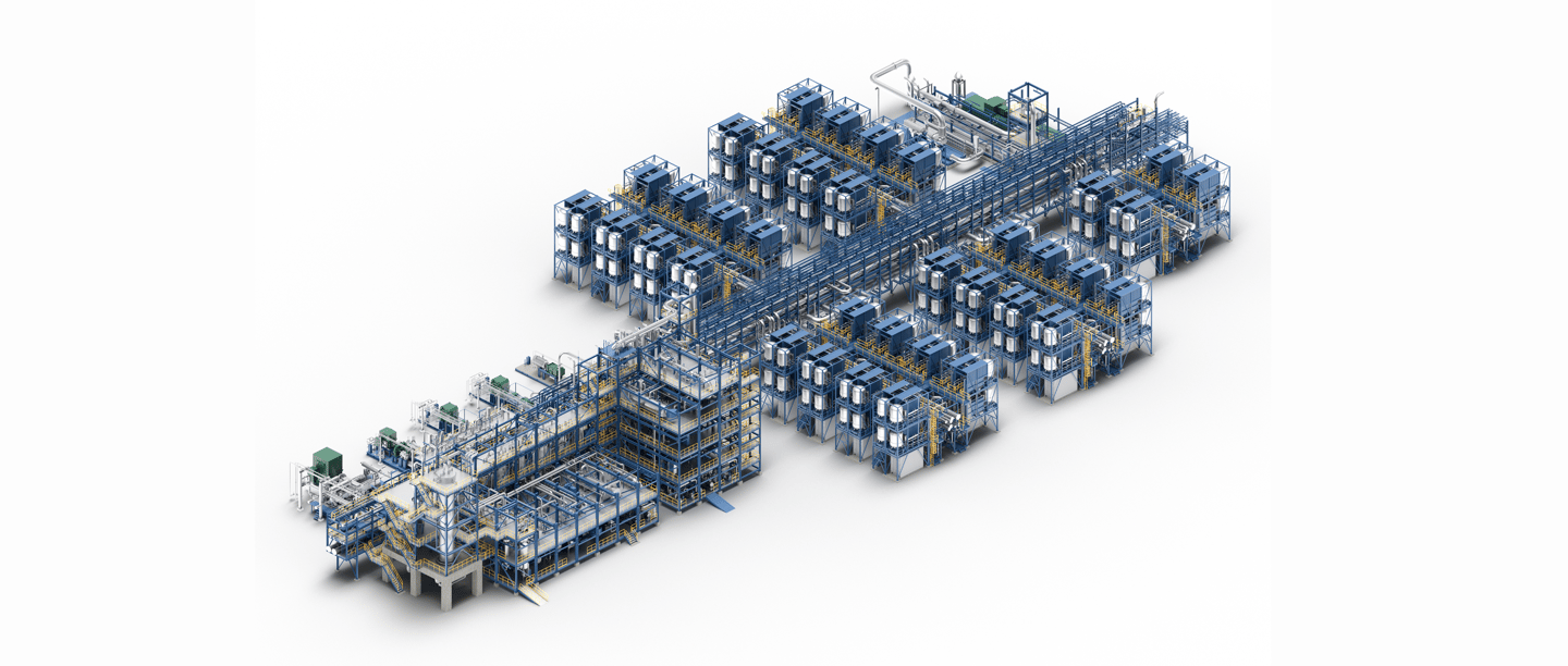 SOEC electrolysis plant