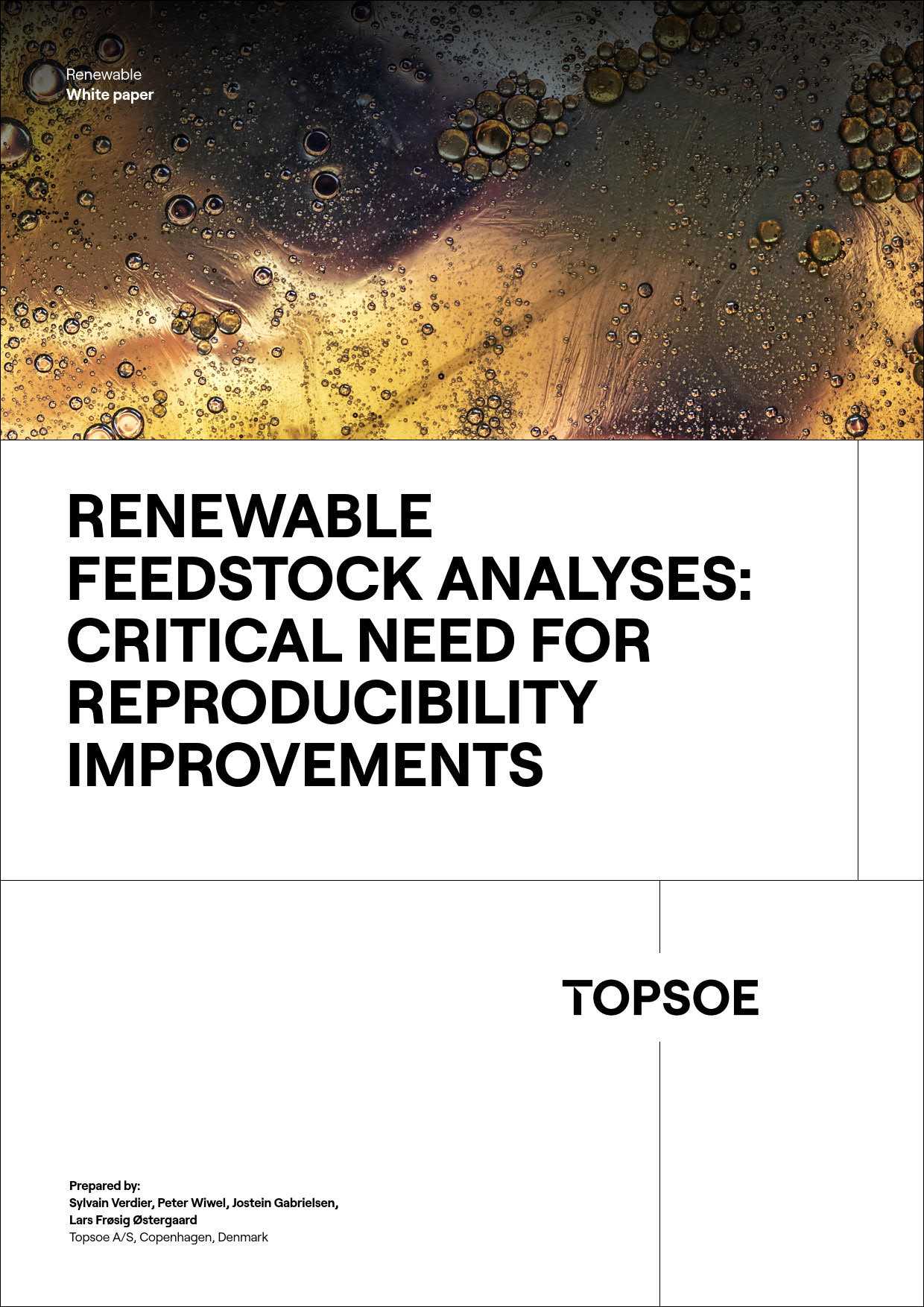 Renewable feedstock analyses: Critical need for reproducibility improvements featured Image